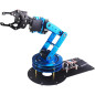 6-DOF Robot Arm Kit: PC & App Control, 5 Servos, Claw - Learn Robotics!