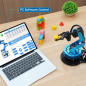Kit Robotique 6DOF Complet: Bras Robotique avec Servos, Pince, Contrôle PC & Tutoriel - Créez Votre Robot !