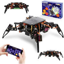 STEM Robotics Kit for Adults & Teens – ESP8266 Spider Robot Toy Gift