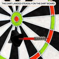 Dartboard Cabinet Set with Scoreboard & 6 Darts - Easy Assembly, Gray