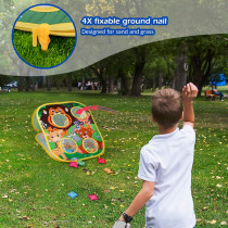 Jeu de Lancer Animal Bean Bag pour Enfants 3-6 ans