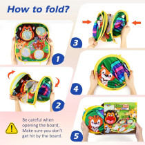 Jeu de Lancer Animal Bean Bag pour Enfants 3-6 ans