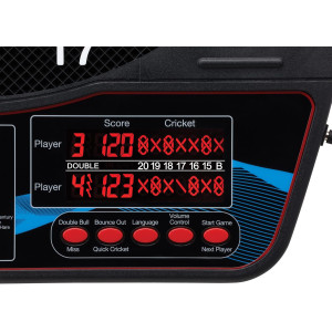 Viper Orion Cible Électronique Dartboard – 43 Jeux, Écran LCD Dual