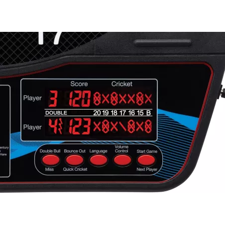 Cible de Fléchettes Électronique Viper Orion: 43 Jeux, Écran LCD Double, Annonces Vocales & Rangement Intégré!