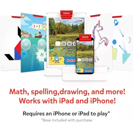 Osmo Genius Starter Kit iPad - 5 jeux éducatifs STEM 6-10 ans