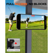 A2C Magnetic Golf Cart Phone Holder for MagSafe iPhone - Fits EZGO & More