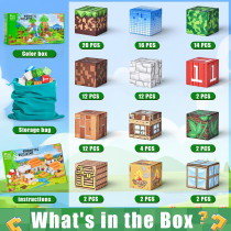 100PCS Blocs Magnétiques - Jouets STEM Enfants 3-9 ans