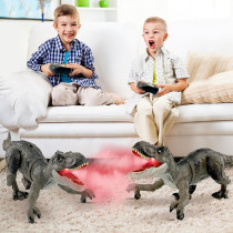 Remote Control T-Rex Dinosaur Toy for Boys 3-7 with Realistic Spray!
