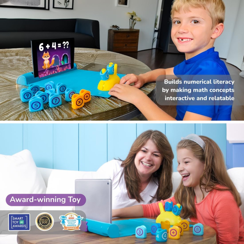 PlayShifu Plugo Count STEM Math Toy & App – Interactive Learning Game