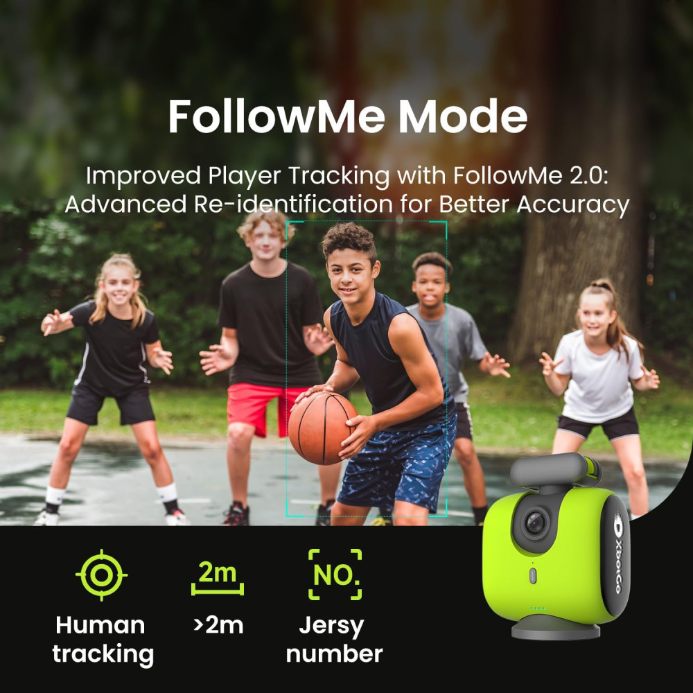 Chameleon AI 4K 60FPS Sports Camera for Soccer & Basketball – No Subscription