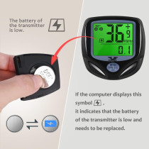 YS SY Wireless Waterproof Bike Speedometer & Odometer with LCD Display