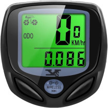YS SY Wireless Waterproof Bike Speedometer & Odometer with LCD Display