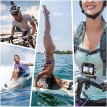 4K60FPS Action Camera 20MP Touch Screen EIS Remote Waterproof 131FT