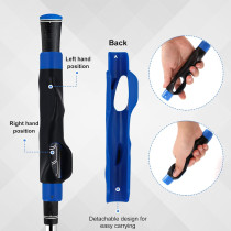 Golf Grip Trainer - Anti-Slip Lightweight Swing Aid for Right Hand, Blue