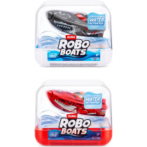 Robo Alive Robo Boats 2-Pack: White Shark & Dino Shark Water Toys