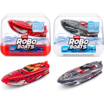 Robo Alive Robo Boats 2-Pack: White Shark & Dino Shark Water Toys