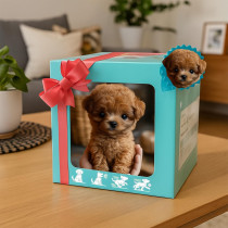 2025 Smart AI Robot Dog Puppy – Realistic, Interactive, Walking & Barking