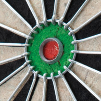 Viper GLD Shot King Steel Tip Dartboard Set with 6 Darts & Rotating Ring