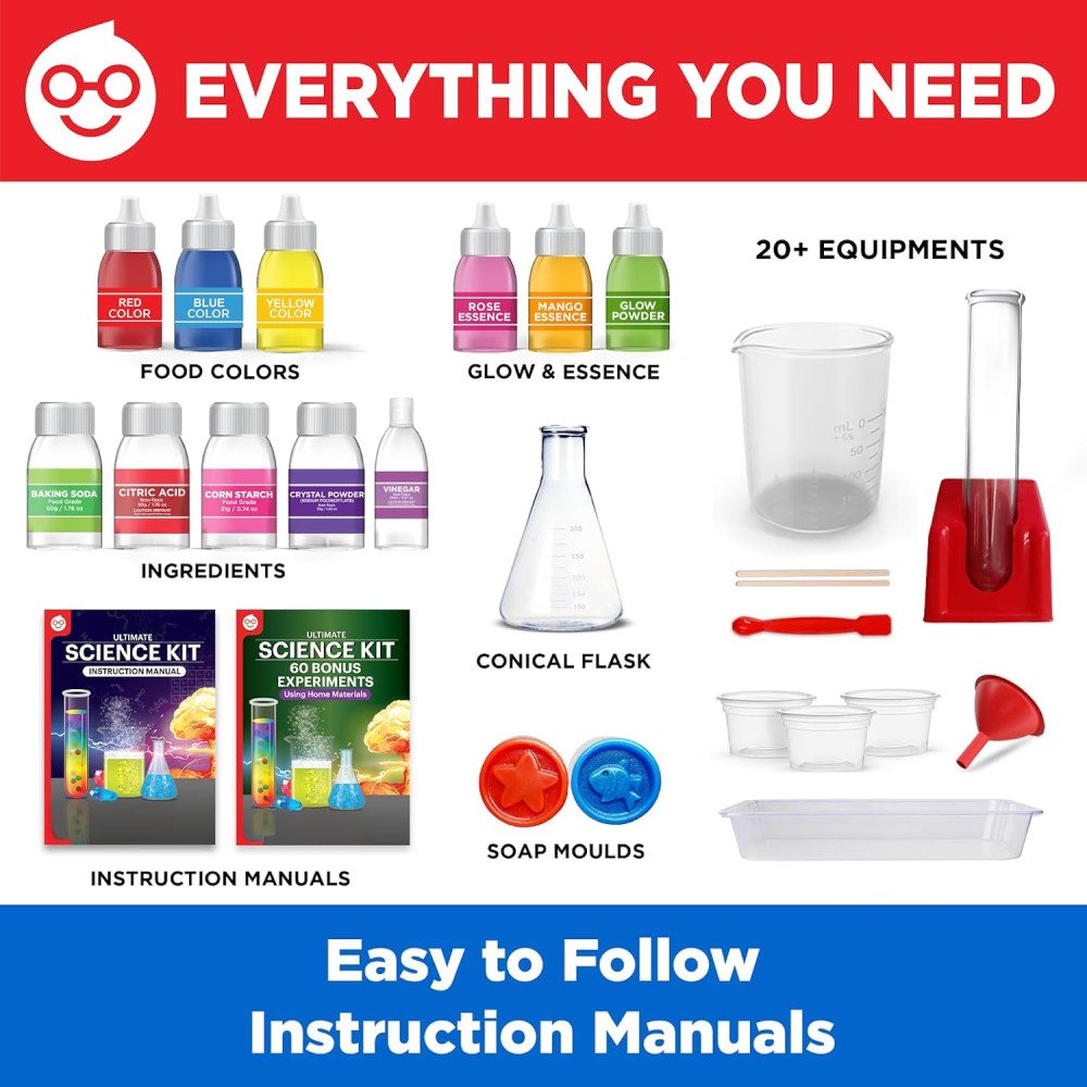 Doctor Jupiter Science Kit for Kids 8-14 | 135+ STEM Experiments & Gifts