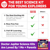 Doctor Jupiter Science Kit for Kids 8-14 | 135+ STEM Experiments & Gifts