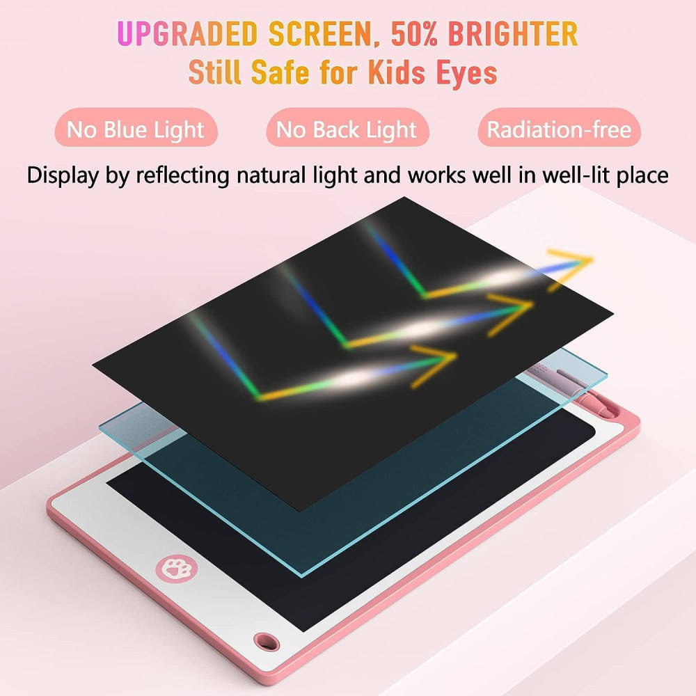 Hockvill 8.8 LCD Writing Tablet for Kids – Perfect Gift & Travel Toy
