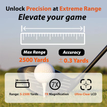 Télémetre Golf Gogogo Sport Vpro VRP 7X Précis et Rechargeable