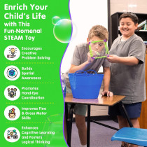 Build A Bubble Montessori 3D Bubble Maker Kit – Fun STEM Toy for Kids 8+