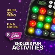 6-in-1 Brain Teasers & Memory Game - Fun Handheld Toy Gift for Kids 6+
