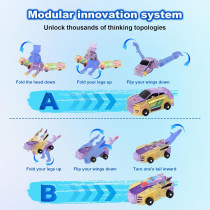 Aimery Magnetic Dinosaur Transforming Car Toy – Fun Gift for Kids