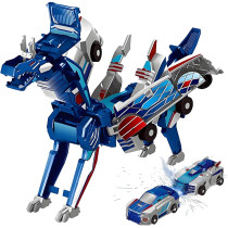 Voiture Dinosaur Aimery Magnétique - Jouet Transformable Bleu
