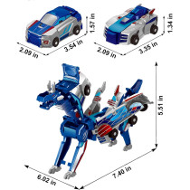 Aimery Magnetic Dinosaur Transforming Car Toy – Fun Gift for Kids
