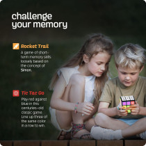 Rechargeable Game Activity Cube with 9 Brain & Memory Games – Kids Toy Gift