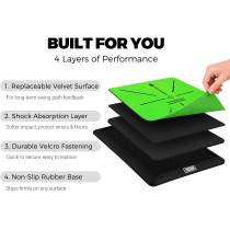 Golf Hitting Mat with Swing Feedback & Impact Detection – Indoor/Outdoor