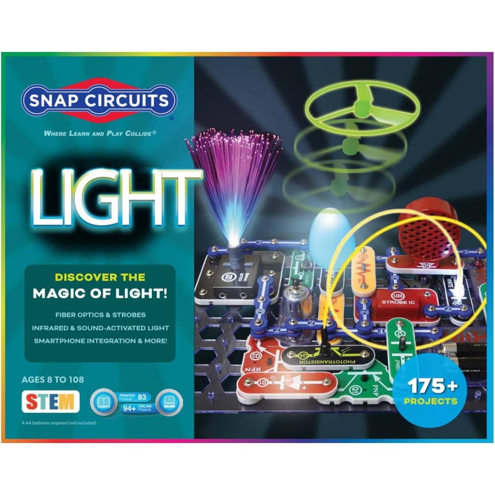 Snap Circuits Light Kit | 175+ STEM Projects | Educational Toy for Kids 8+
