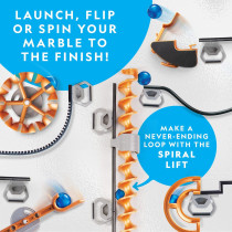 NATIONAL GEOGRAPHIC Magnetic Marble Run - 150-Piece STEM Building Set