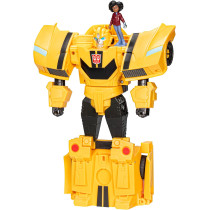 Transformers EarthSpark Bumblebee Spin Changer 8 Action Figure Set