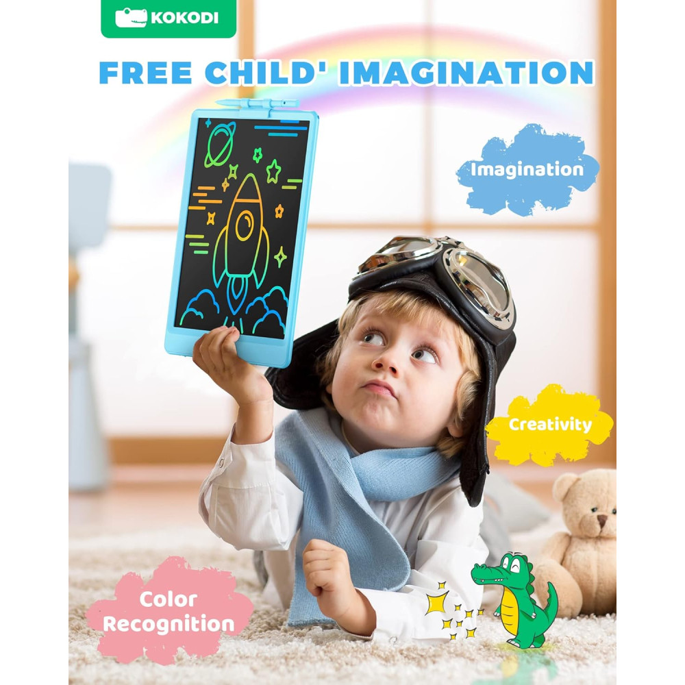 KOKODI 10 LCD Writing Tablet – Valentine’s Gift & Educational Toy for Kids