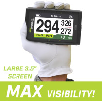 IZZO Golf Swami Max GPS - Grand Écran Couleur, Noir
