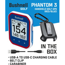 Bushnell Phantom 3 GPS - Rangefinder Bleu + Support Magnétique