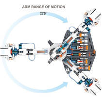 Hydrobot Arm Kit: Hydraulic STEM Building Toy for Kids 12+