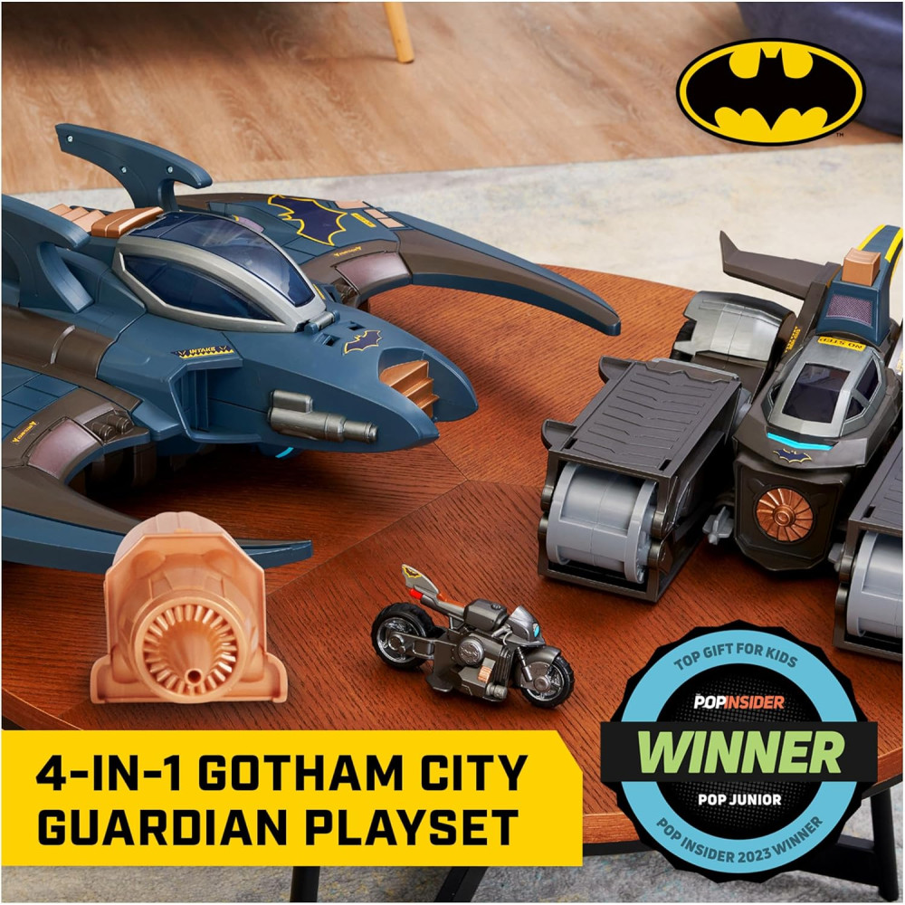 DC Comics Batman Gotham Guardian Playset - 4-in-1, Lights & Sounds