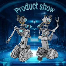Johnny 5 Robot Building Kit - 368 PCS Movie Model Bricks for Adults & Kids