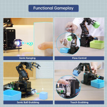 Robotic Arm with Arduino UNO 5DOF AI Smart Educational STEM Kit