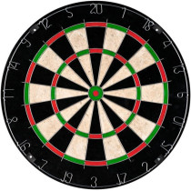 Tournament-Sized Bristle Dart Board for Steel Tip Darts by Hey! Play!