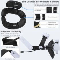 Kawaye VR Head Strap for Meta Quest 3S/3/2 with 7500mAh Battery Pack