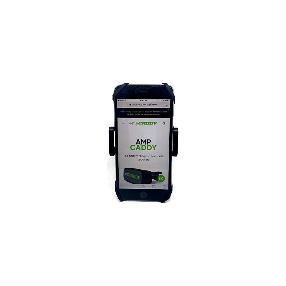 Ampcaddy Universal Phone Holder with Clamp for Bike, Car & Stroller