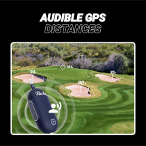Blue Tees Golf Player Go: GPS Speaker with Bluetooth, Waterproof & Long Battery