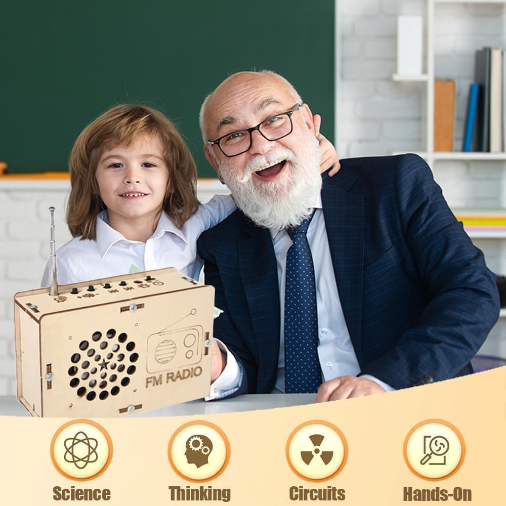 STEM Science Kits & DIY Radio Toys for Kids 5-15+ | Birthday Gifts
