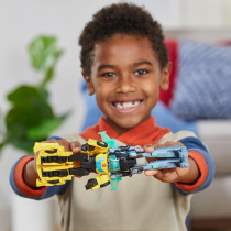 Transformers EarthSpark Cyber-Combiner Bumblebee & Mo Malto Toys Ages 6+