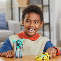 Transformers EarthSpark Cyber-Combiner Bumblebee & Mo Malto Toys Ages 6+